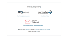 Tablet Screenshot of mail.questgoi.org